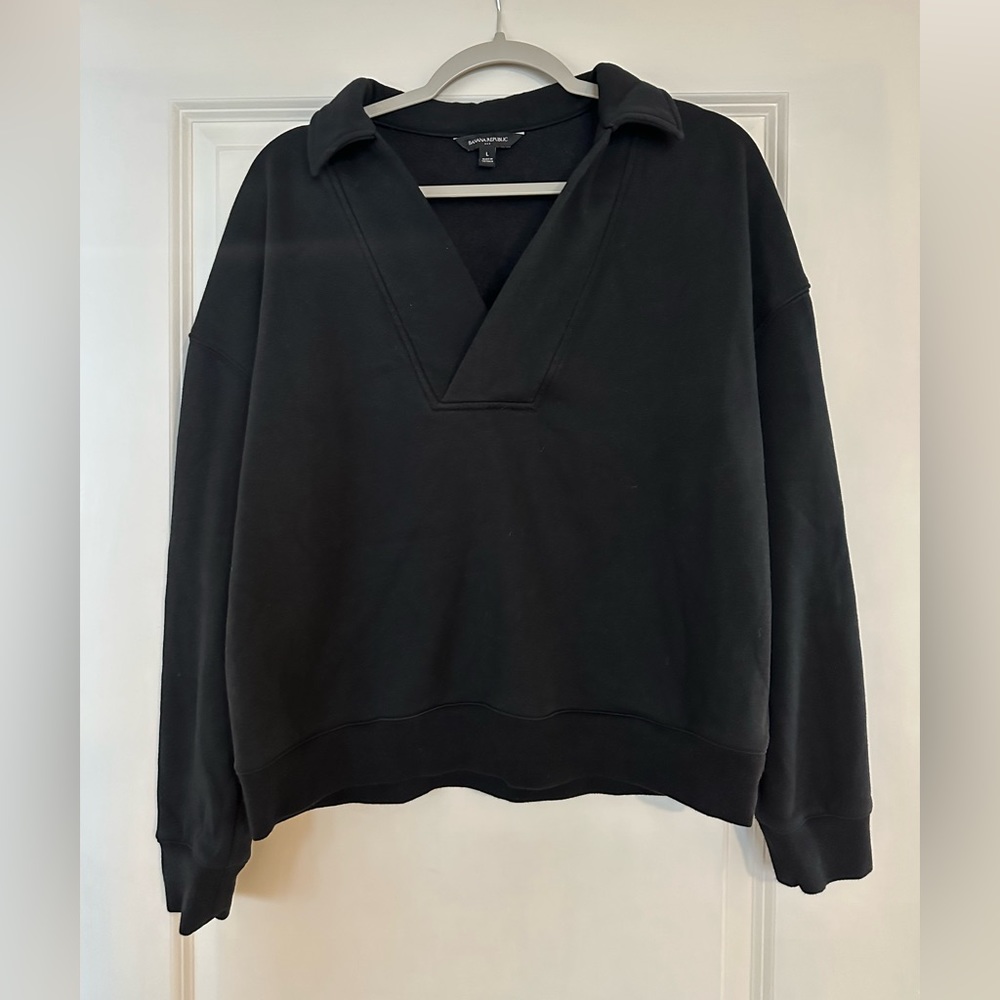 Black Collared Sweater